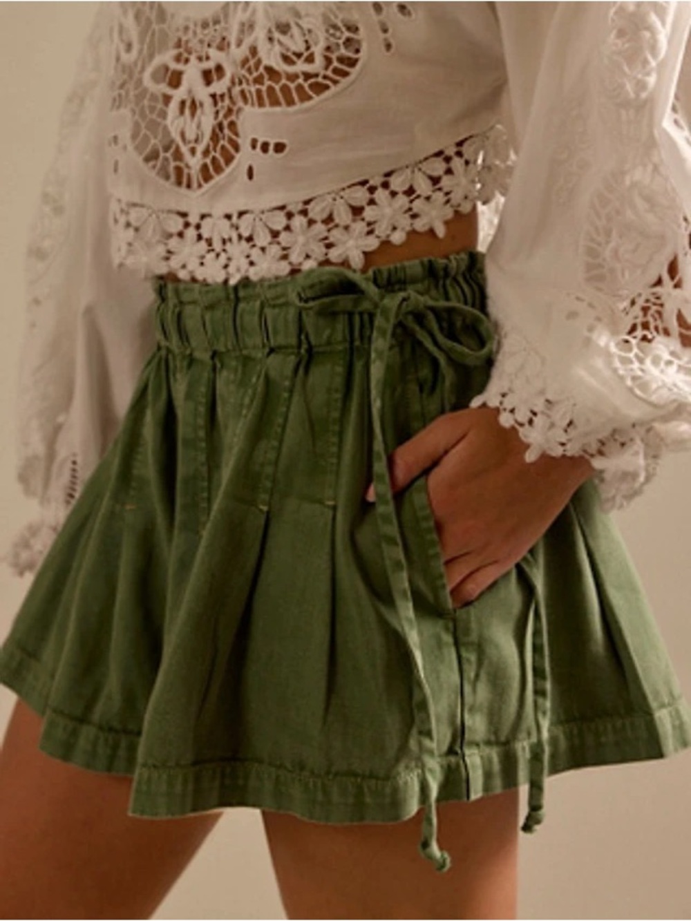 Free people We The Free Croquet Shorties green